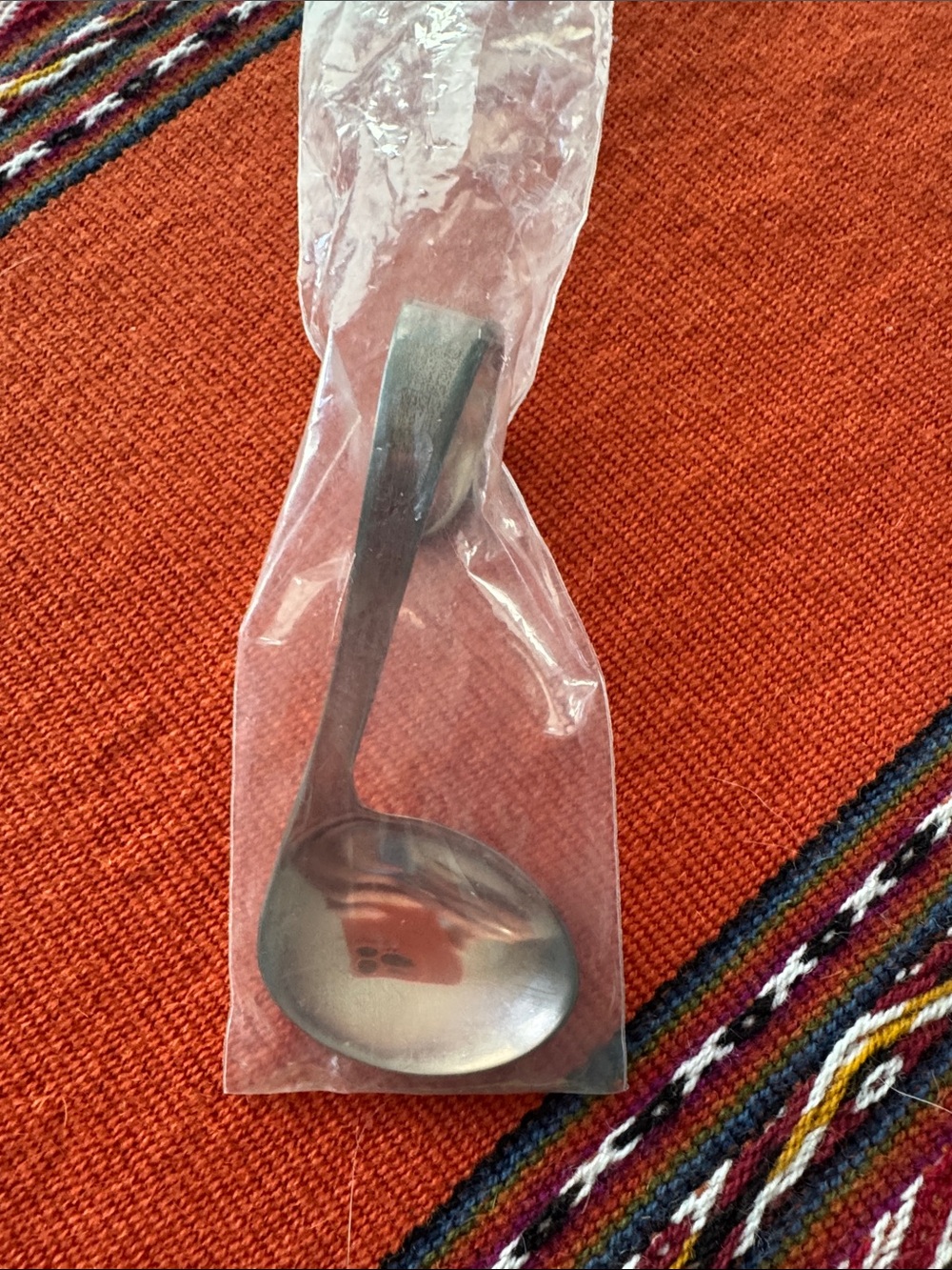 Reed & Barton Silverplated Self Feeder Spoon for Baby in original packaging
